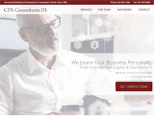 Tablet Screenshot of cpaconsultants.com